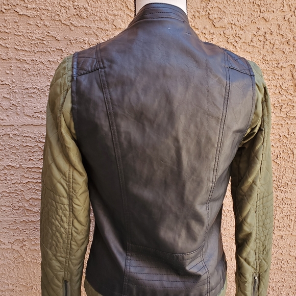 Leather  and Clothe Jacket XS - Picture 5 of 8